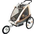 Monz Blue Bird Fahrradkinderanh�nger Zweisitzer Dual Alu