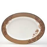 Mikasa Damask Copper Oval Platter, 14