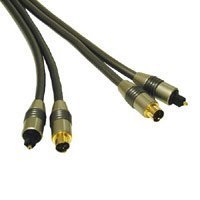 Cables To Go - 27647 - 1M Velocity Optical Audio S-Video Cable