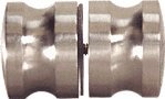 C.R. LAURENCE SDK120BN CRL Brushed Nickel Euro Style Back-to-Back Shower Door Knobs