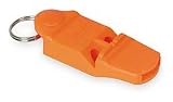 Industrial Grade 1ZBY6 Horn Blast Whistle, ABS Plastic, Orange