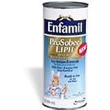 Enfamil ProSobee Lipil Infant Formula, Ready To Use Liquid - 32 Oz / Can, 6 Cans