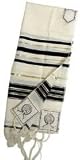 Black & Gold 100% Wool Tallit 36x 72