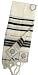 Black & Gold 100% Wool Tallit 36x 72