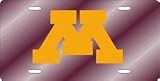 Minnesota Golden Gophers Red Laser Cut License Plate - SET OF 6 - Sports Merchandise