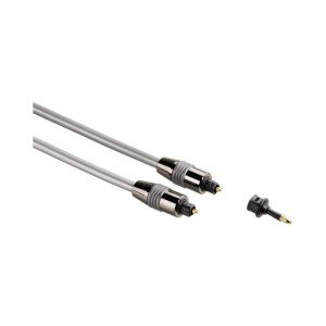 Hama Audio-Lichtleiter-Kabel \"ProClass\" ODT-Stecker(Toslink), 0,75 m, Silber Preisvergleich