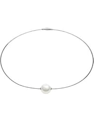 18K White Gold 14.00 mm Fine Baroque South Sea Cultured Pearl Slide