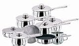 Stellar 1000 9 Pce Set - 14cm MP,14/16/18/20/22cm SP, 26cm Saute, 24 cm non stick Frypan & Multi Steamer