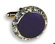 Purple with Crystal Setting