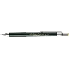 Faber-Castell 136300 Druckbleistift TK Fine, Minenst�rke: 0,35 mm, H�rtegrad: HB, Schaft: gr�n