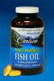 Super Omega 3 Fish Oil by Carlson 250 Softgels