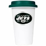 New York Jets - NFL 12oz Double Wall Tumbler with Silicone Lid