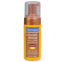 Neutrogena Instant Bronze, Sunless Tanner and Bronzer In One, Medium - 4 fl oz Bottles (Pack of 2)