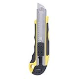Spr15850 - Automatic Utility Knife, 4-blade Storage, Yellow/black