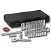51 Piece 1/4 Drive 6 Point SAE/Metric Socket Set