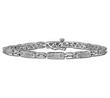 1 1/5ctw Diamond Link Tennis Bracelet