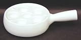 Apilco Classic Whiteware 6 Hole Escargot/Snail Dish, Fine China Dinnerware