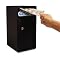 FireKing MS1206 Compact Cash Trim Key Lock Fire Safe, 15lbs, .29 Cu. Ft., Black