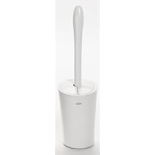 OXO Good Grips Round Toilet Brush and Canister, White