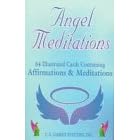 Angel Meditation: 64 Illustrated Cards Containing Affirmations & Meditations