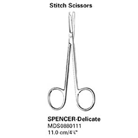 Stitch Scissors, Delicate Spencer - 4 1/4', 11 cm