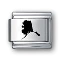 Body Candy Italian Charms Laser ALASKA STATE
