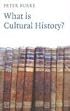 What is Cultural History