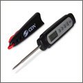 CDN Q2-450 Proaccurate Quicktip Digital Thermometer on a rope, Black.
