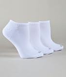 Calvin Klein Hosiery Women's Athletic Cushion Sole No Show Socks 3-Pack, One Size, White