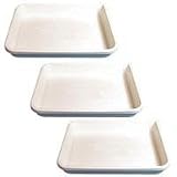 Cesco Plastic Print Developing Tray with Flat Bottom, 8x10" x 3" Deep, Set of Three Trays.