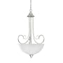 Thomas Lighting SL8933-42 Somerset - Three Light Pendant, Matte Nickel Finish with Etched Glass