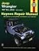 Haynes Jeep Wrangler 1987-2003 (Haynes Manuals)