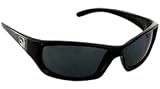 Dragon Jet Chrome Sunglasses w Grey Polarized Lens by