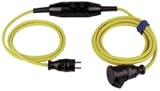 KAYSER GmbH  Verlängerungskabel IP44 L.4,5m gelb H07RN-F 3x1,5mm2 3-Wegekupplung