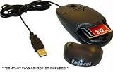 Mobile Card Reader Mouseoptical - USB-graphite