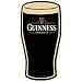 Guinness Beer Pint Shaped Tin Sign