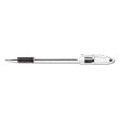 Pentel R.S.V.P. Stick Ballpoint Pen, Medium Point, 1.0 mm Translucent Barrel, Black Ink (BK91-A), 12-Count