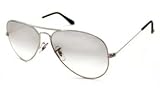 Ray-Ban Sunglasses - RB3025 Aviator Large Metal Frame: Silver Lens: Smoke Fade Mirror (55mm)