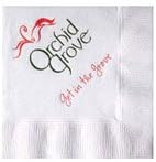 White 3-Ply Beverage Napkins - 500 napkins - Custom Printed