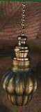 Finial Showcase Baluster Series Antique Brass Melon Fan Pull- FP230/FP230