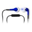 Ifrogz Earpollution Luxe Micro Bud Earbuds Mic Blue Sleek Exterior Mixed Clean Sound Make