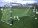 7'H x 12'W Telescoping 4" Aluminum Soccer Goal