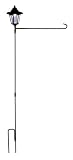 Outdoor Living : New Creative Solar Powered Garden Flag Pole