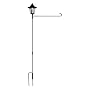 New Creative Solar Powered Garden Flag Pole