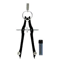 STD956BK - Student Compass, 8Diameter Capacity, 2mm Lead Refills