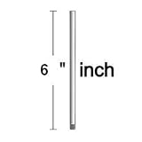 Casablanca PL4906 6 Downrod Washed Bronze