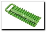 Lisle 40130 1/4 Drive Green Magnetic Socket Holder for 26 Sockets