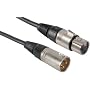 Dayton CMX-25N XLR Microphone Cable 25 ft. Nickel