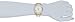 Anne Klein Women's AK/1178WTGB Gold-Tone Open Lug Bracelet Watch