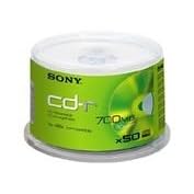 Sony CDR 48x, 80 Min., 700 MB, 50 Pack Spindle